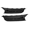 2PCS Front Driving Fog Light Cover Fit VW Passat 2012-2015 Black/Chrome