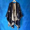 Kawanishi Women's Yunnan Ethnic Shawl: Autumn/Winter Cloak & Scarf for Tibet Seaside Outfits