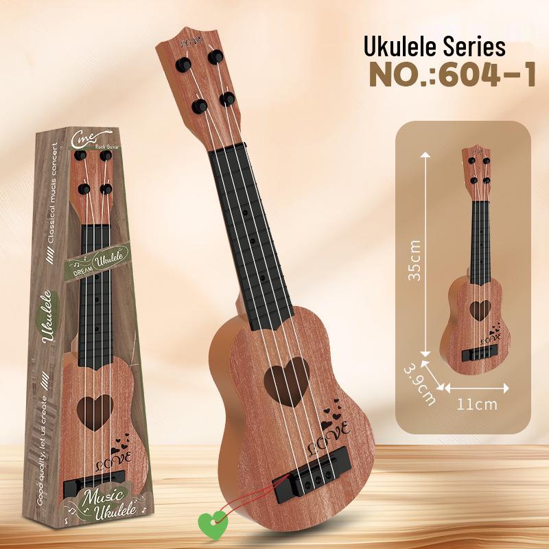 Realistic Guitar Playable Ukulele Toy for Children's Musical Education