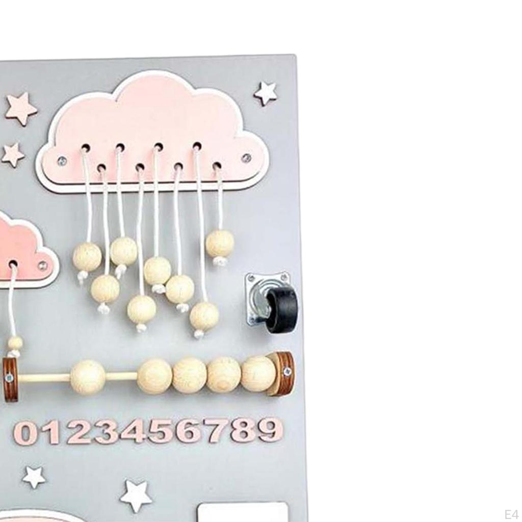 Creative Wooden Activity Board for Kids' Cognitive Development