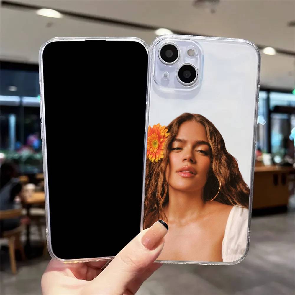 KAROL G Luxury Transparent Phone Case For IPhone 17 16 15 Pro Max 14 13 12 11