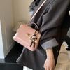 High-end fashion small square bag 2025 summer new trend versatile shoulder bag Korean version simple casual armpit bag
