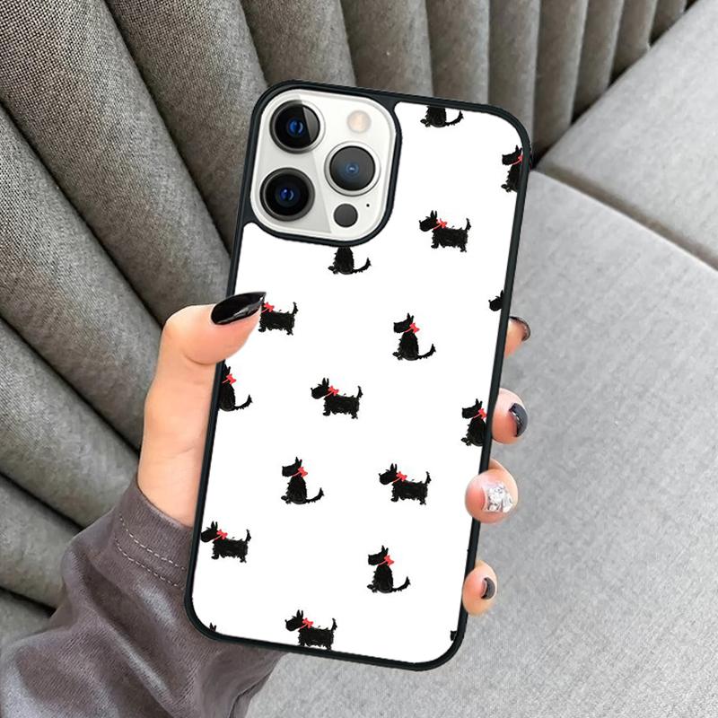 

Miniature Schnauzer dog art Phone Case For iPhone 17 Air 16 16e 15 13 14 Pro Max 11 12 Plus 2022 MAX Cover coque iPhone 14pro max