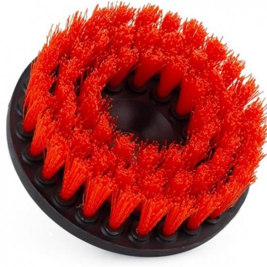 Medium-Duty Upholstery Carpet Brush with Drill Attachment -Removes and Scrubs 5"
