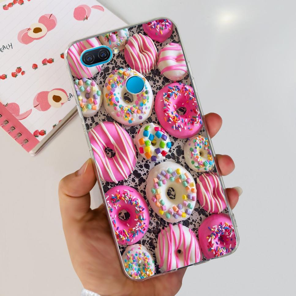 Case For Oppo A12 6.22" Cute Cartoon Dinosaur TPU Soft Silicone Clear Cover For Oppo A12 A 12 CPH2083 Phone Case Funda Bumper