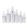 30-150-500Ml Aluminum Liquid Bottle Portable Lotion Dispenser Empty Container Refillable With Full Cover Cap For Cosmetics