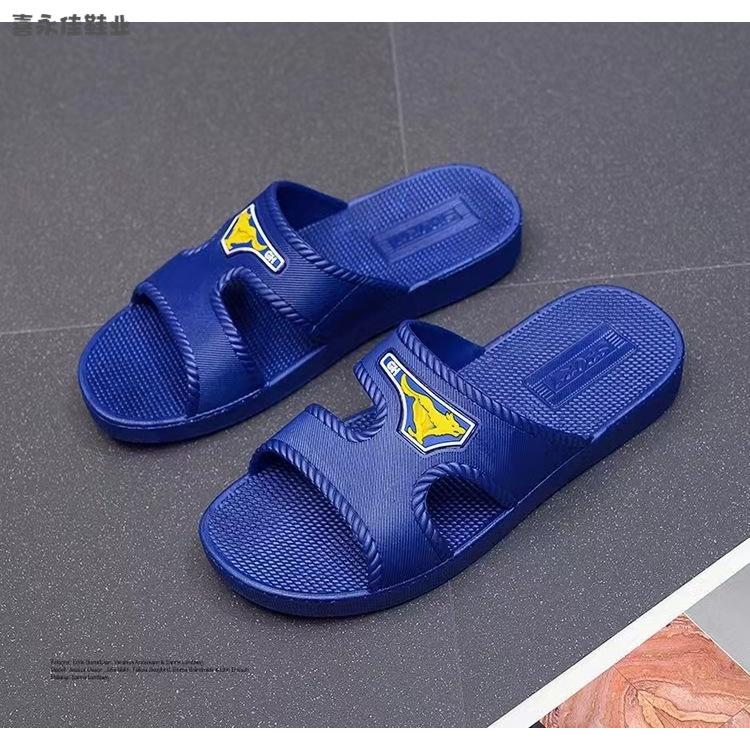 Drive DNU Men's Drag Blue and Black Stall Slippers Sale Blowing Non-slip Men's Home Drag Plastic