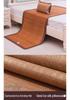 Dual-Sided Bamboo Straw Summer Mat for Student Dorms, Single & Bunk Beds - Home Ice Silk Cooling Mattress
