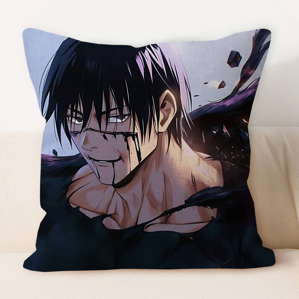 F-Фушигуро Тодзи Подушка Подарок Украшение для дома и офиса Спальня Диван Автомобильная наволочка 45x45 12x12Inch