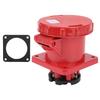 380415V 63A Industriestecker 3P+E 4-polig Gerader Stecker IP67 Wasserdicht für Bauwesen