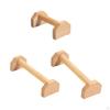 2 Pack Wooden Parallel Push-Up Stands, Non-Slip Fitness Sports Workout Gym Stands