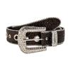 Adult Full Sequins Waist Belt Street Culture Enthusiasts Waist Belt Fashion Rock Fans Rhinestone Buckle Waist Belt