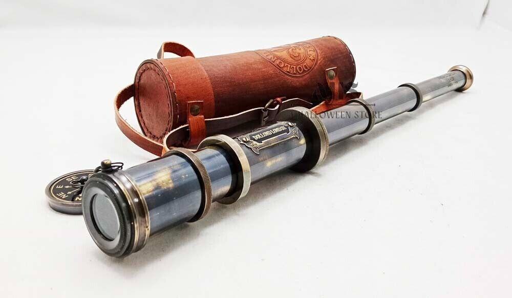 

Черный Античная латунь Выдвижной Телескоп Морской Пиратский Подзорная труба Телескоп 15 M аэро