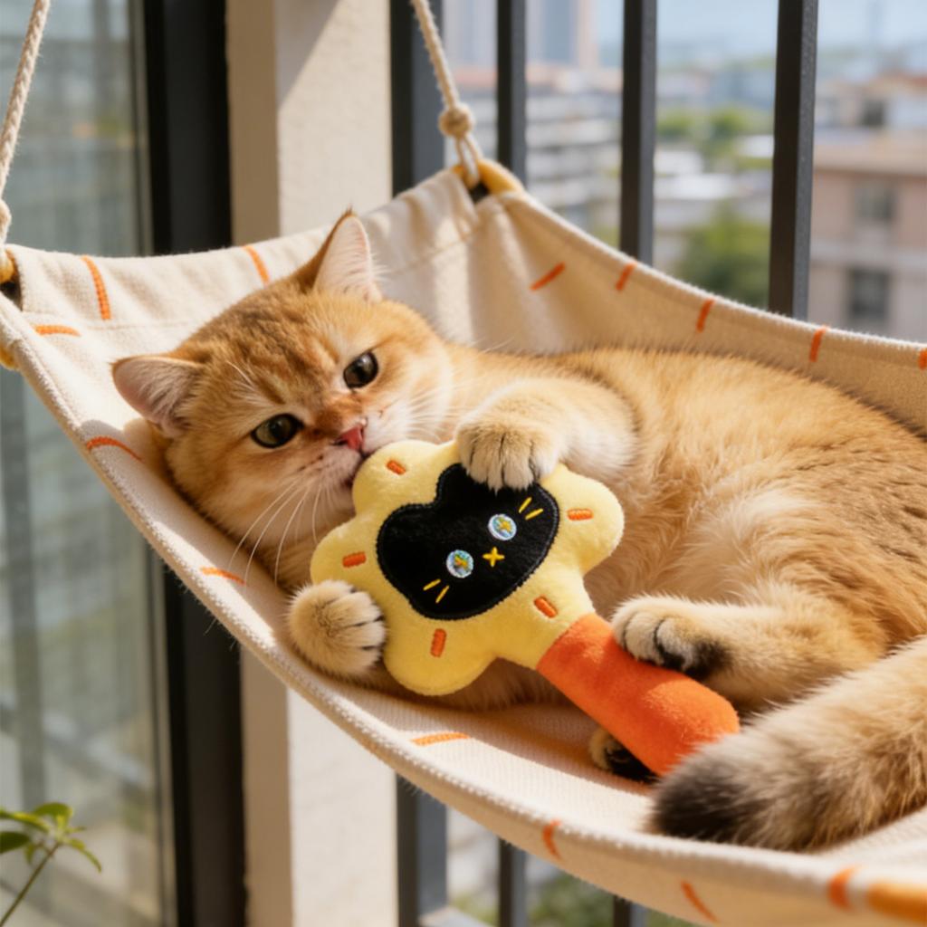 Get Catnip Rattle Toy - Interactive Cats Chew Toy With Bell For Self-Play & Boredom Relief