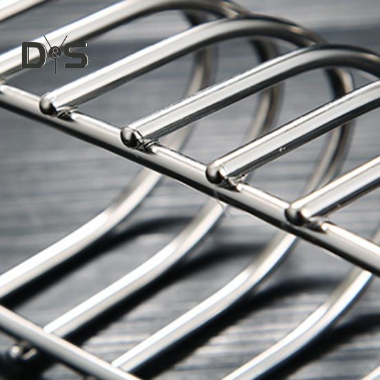 Stainless Steel Food Grade Rust Proof Toast Holder Toast Rack Multiple Slice Holes Loaf Stand Gadget Kitchen Accessories