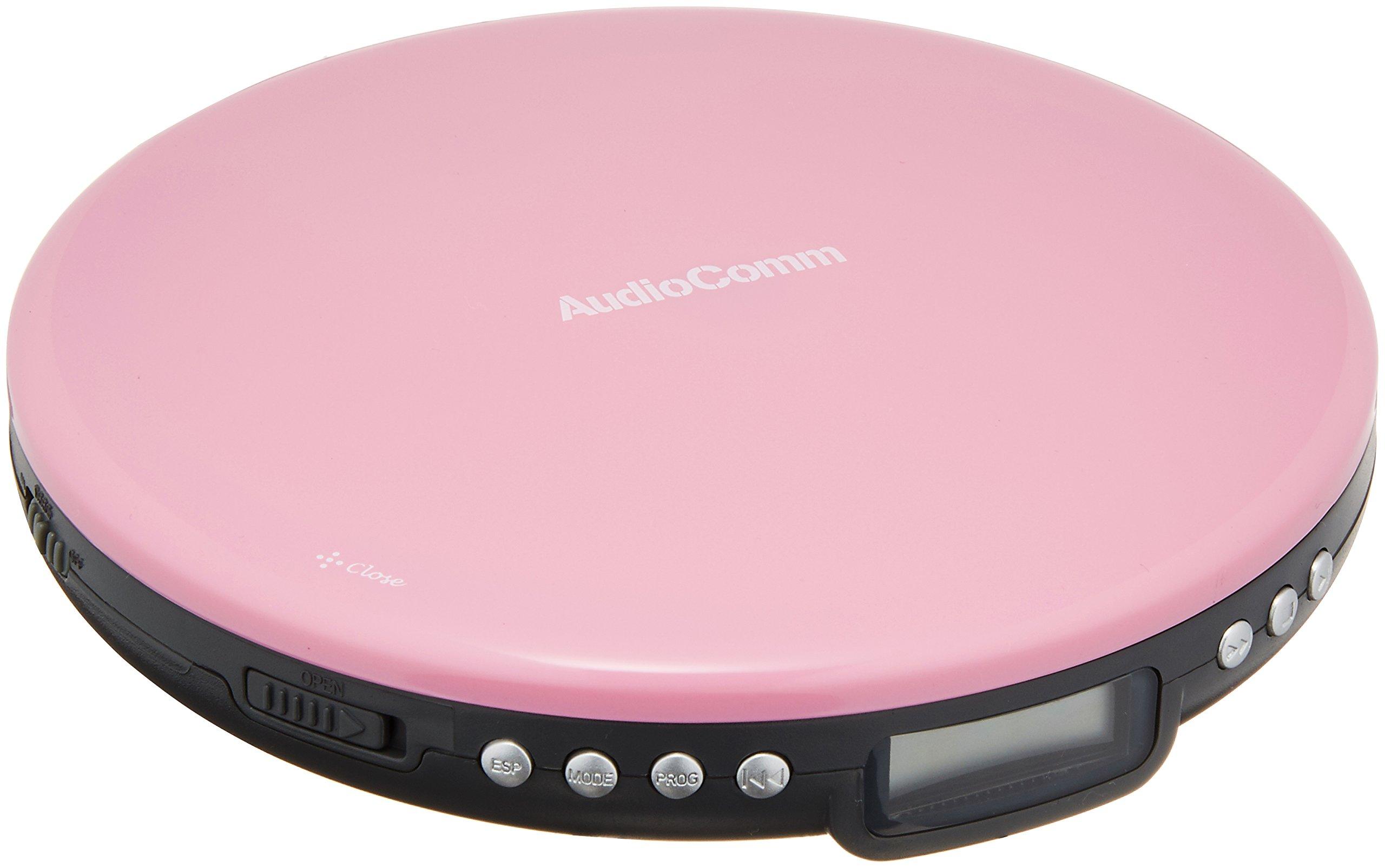 

OHM ELECTRIC Portable CD Player Pink CDP-830Z-P рожевий