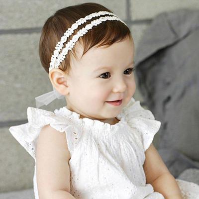 Newborn Infant Baby Pearl Headband Hairband Headwear Hairpiece