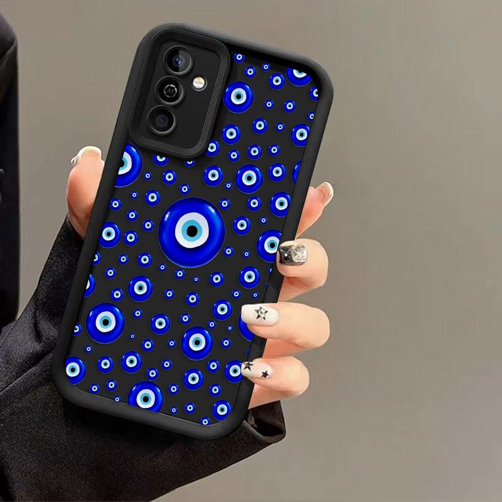 Blue Evil Eye Print Lucky Eye Cover Phone Case For Oneplus 8T 9R 10R 11 12 13 13T 15 NORD ACE CE 2 3 4 5 6 LITE Case DIY Shell