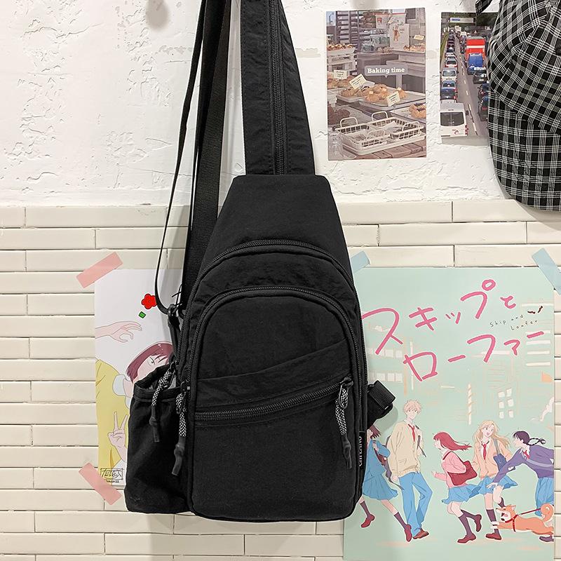 Casual backpack new fashionable multi-functional breast bag trendy travel anti-splashing messenger bag high value backpack
