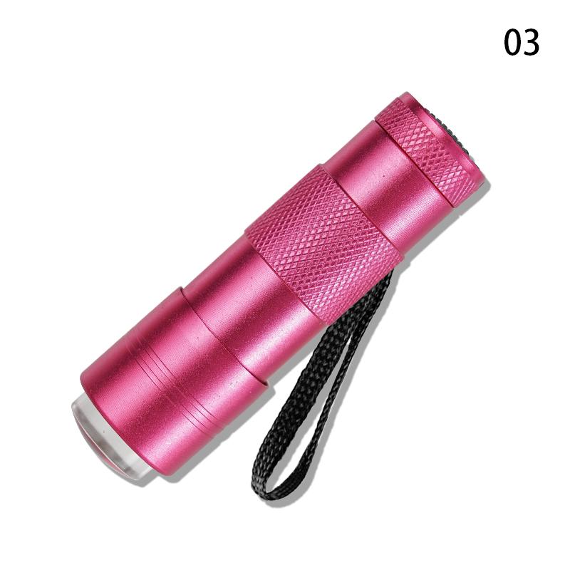 1Pcs Handheld UV Lamp Nail Art Press Light Clear Jelly Silicone Stamper Head With Quick Dry Portable Manicure Lamp+Stamper Tool
