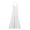 European and American style, new women's clothing, foreign style neck knitted splicing dress 4192070250