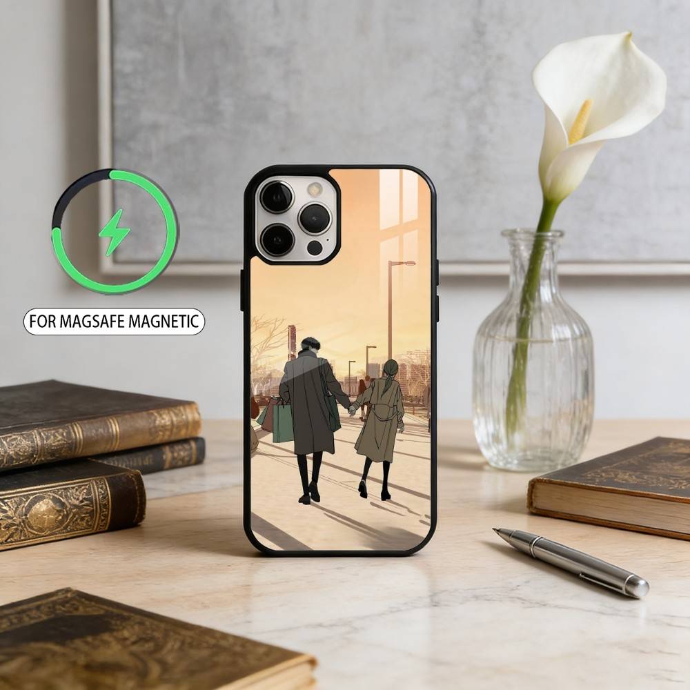 T-Tears On A Withered Flower Magnetic For Magsafe Wireless Charging Phone Case For iPhone17,16,15,14,13,12,11 Plus,Pro Max iPhone12