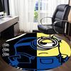 Minion Office Round Area Rug, Indoor Mat Suitable For Office, Under Office Chairs Bedroom Living Room Home Decor, DT1212030