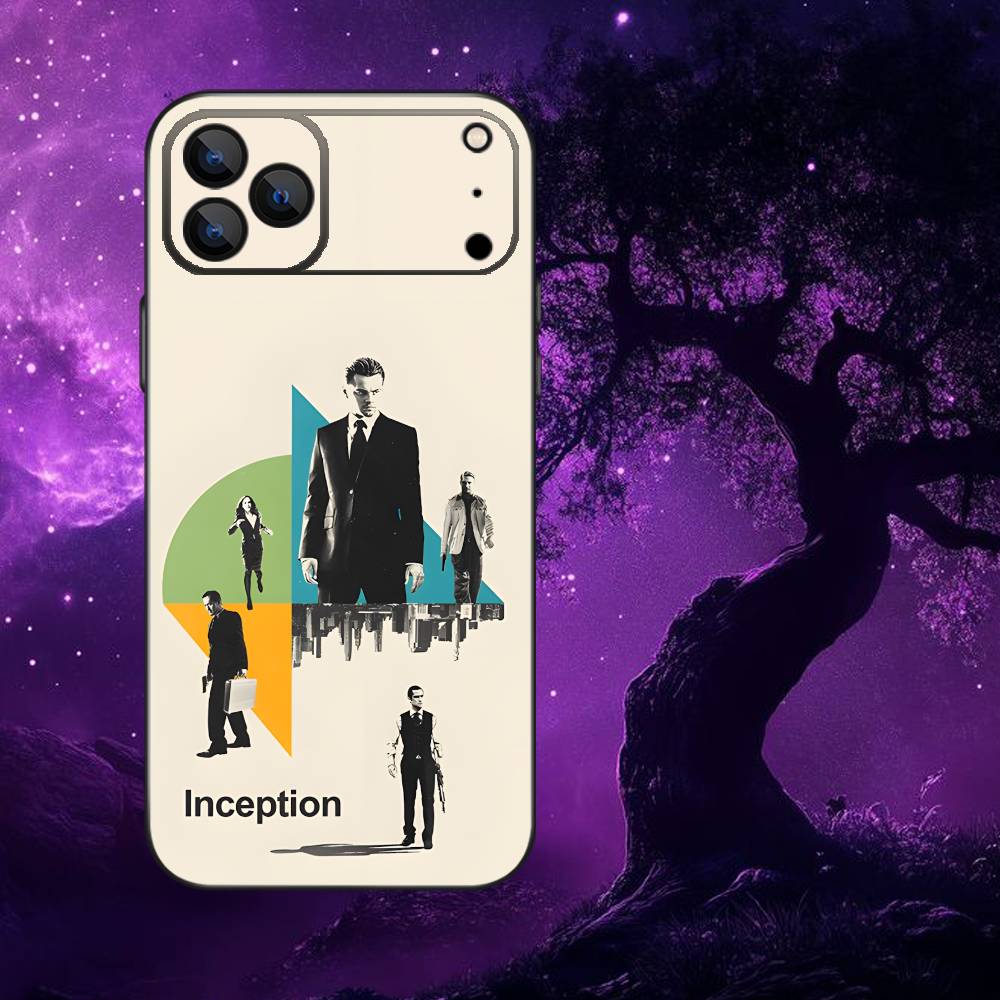 Movie I-Inception Phone Case For iPhone 17,16,15,14,13,12,11,Pro,Max,Plus,E,SE4,Air,Mini Black Soft Funda