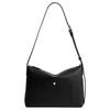 Coach Mott 33 Letter Logo Adjustable Leather Messenger Bag Unisex Shoulder Bag Black CCB57-BLK