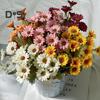 1/2Pcs Simulated Flower Arrangement Low Maintenance Realistic Artificial Flower Home Garden Indoor Outdoor Decor