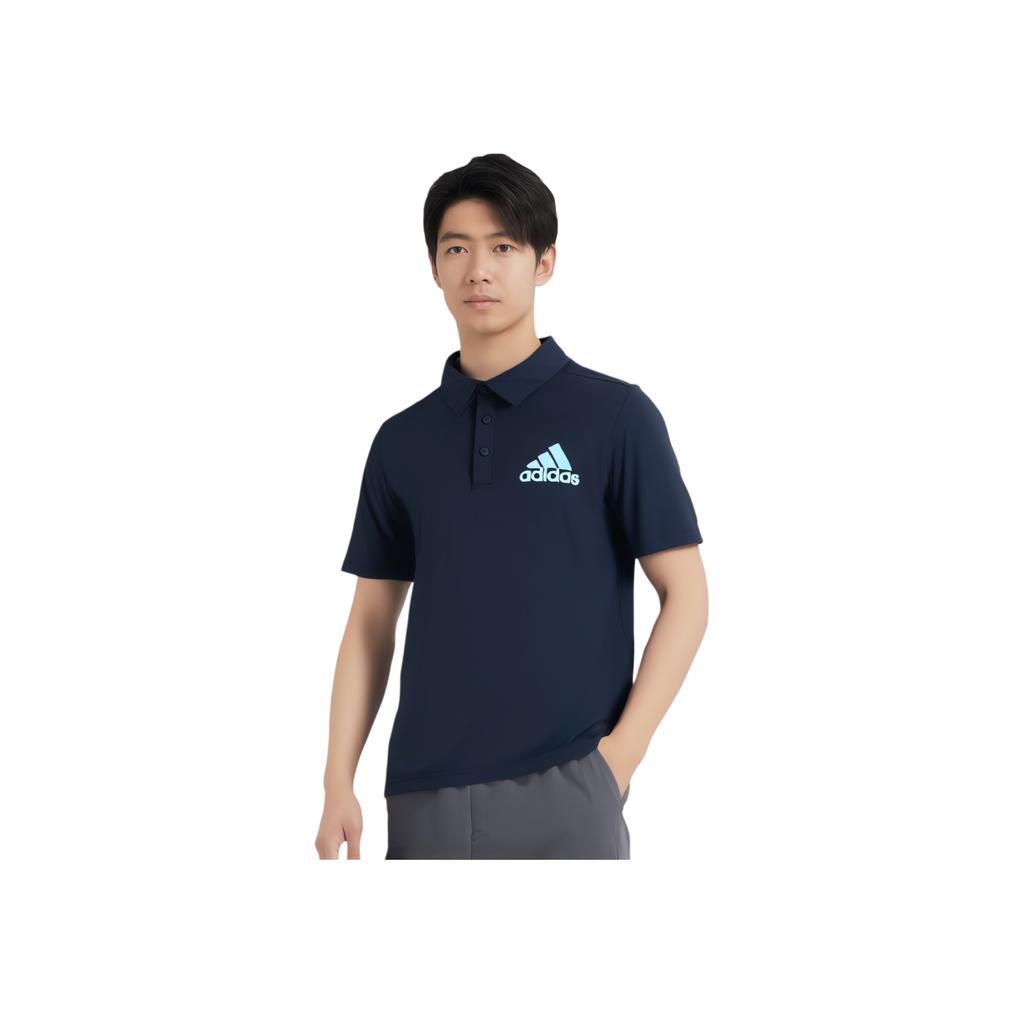 adidas Szybkoschnąca Sportowa Modna Koszulka Polo z Krótkim Rękawem Męska Top GM3596