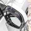 2 buc auto oglindă retrovizoare ploaie sprâncene vizor din fibră de carbon mașina retrovizoare laterală zăpadă parasolar ploaie acoperire accesorii oglindă auto