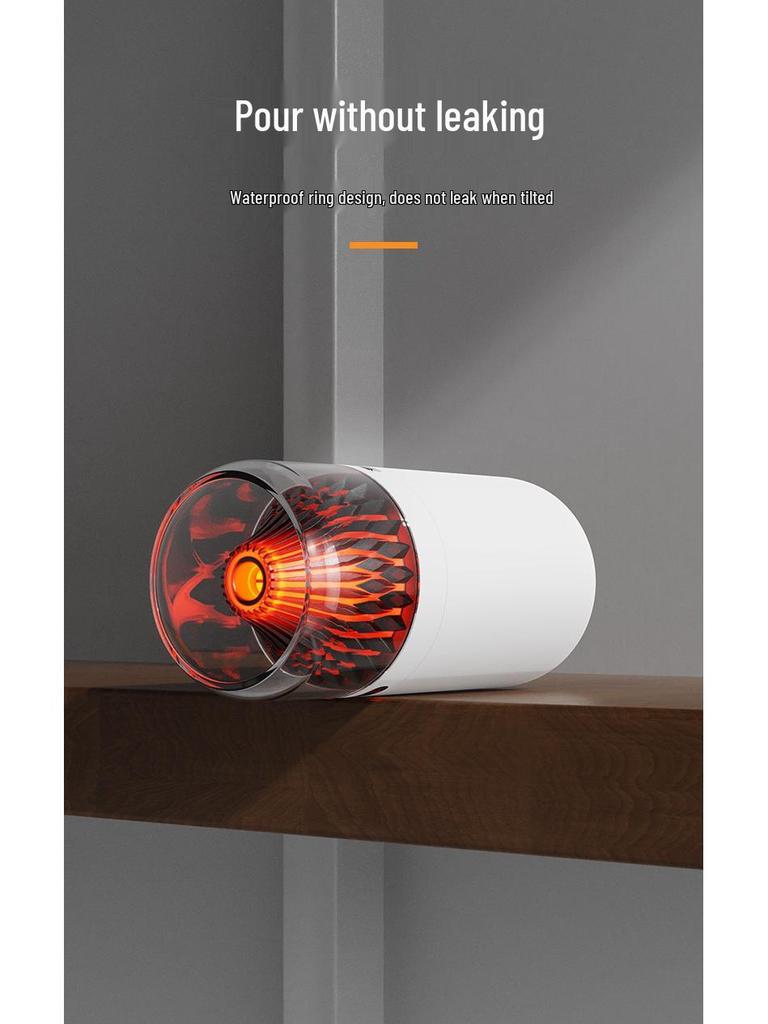 Volcano USB Aromatherapy Humidifier: Compact, Rechargeable, Digital Display