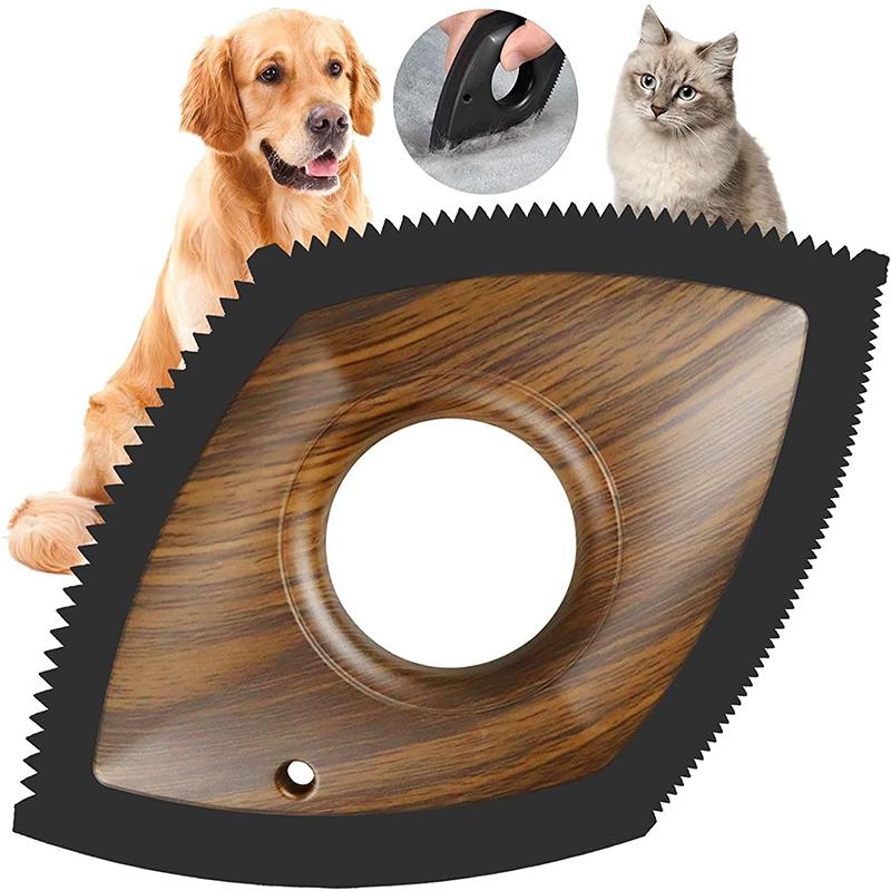 Pet Hair Remover Cat Fur Cleaning Device Carpet Sofa Car Detail Scraper Dog Lint Removal Silicone Dog Cat Fur Removal Brush Tool