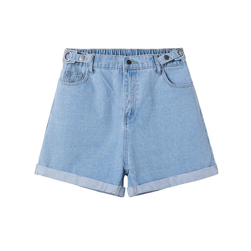 Summer Plus-size Women's Casual Shorts Loose-fitting Wide-leg Slimming Jeans