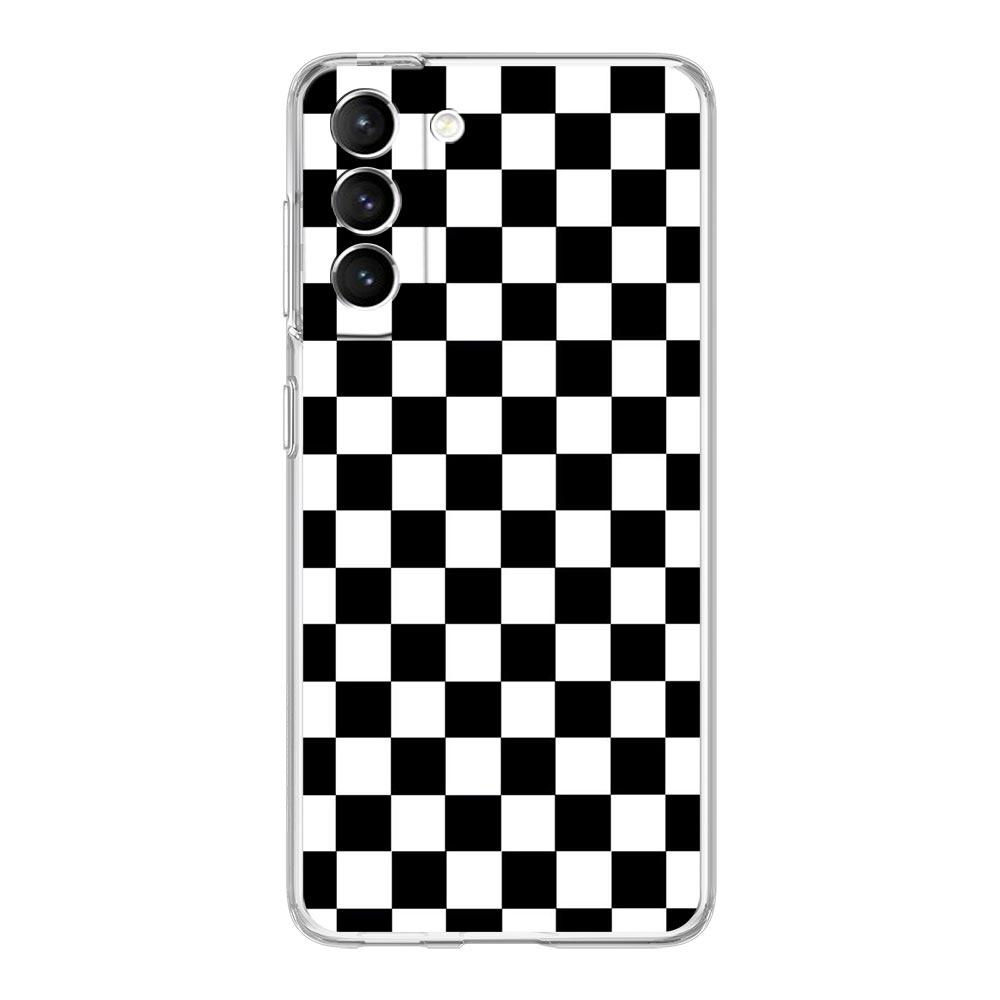 Checkerboard Plaid Checked Phone Case For Samsung Galaxy S23 Ultra S22 5G S20 S21 FE 5G S10E S9 S8 S10 Plus Soft Clear Cover