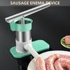 Delicate Stainless Steel Meat Stuffer Multifunctional Horizontal Sausage Stuffer Kitchen Meat Filler for Handmade Use