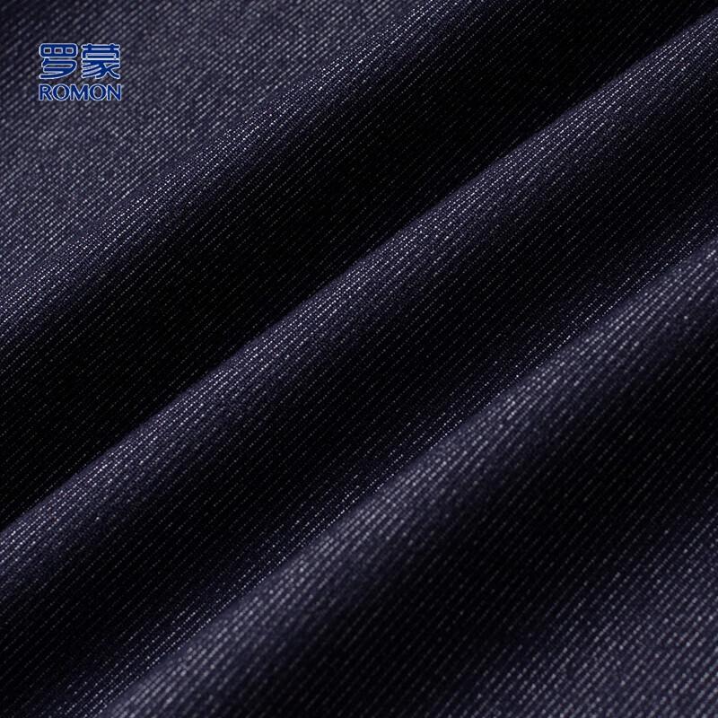 ROMON E Men's Classic Lapel Denim Work Jacket