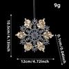 Christmas Ornament Acrylic Sequin Christmas Tree Pendants Snowflake Christmas Supplies Hanging Ornament