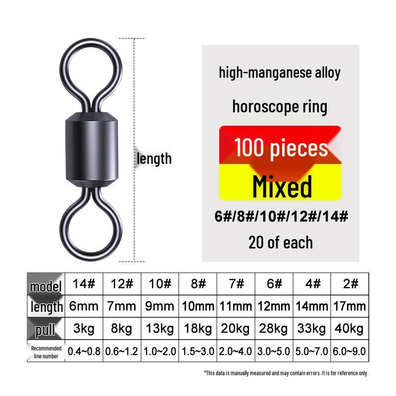 Stainless Steel Fishing Quick-Connectors: Strong Pull Force Lure Accessories