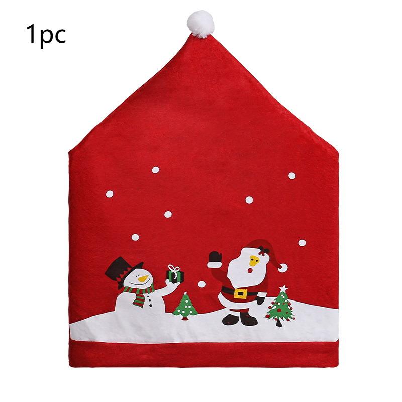 1/2 Piece Christmas Tree Chair Cover Christmas Decoration Table Decoration 2025 Year Home Christmas Decorations