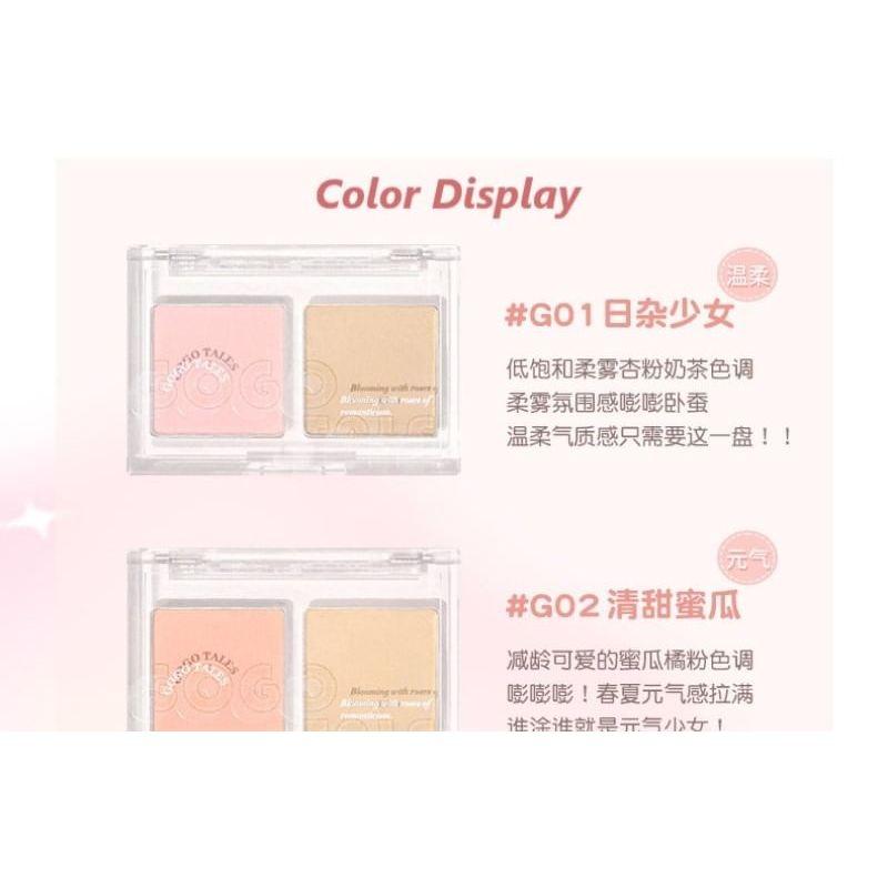 GOGO TALES - 2 Shade Highlighter Palette - 3 Colors
