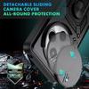 Coque Silicone Pour Xiaomi Redmi 14C - Antichoc - Support anneau rotatif - Protection caméra coulissante