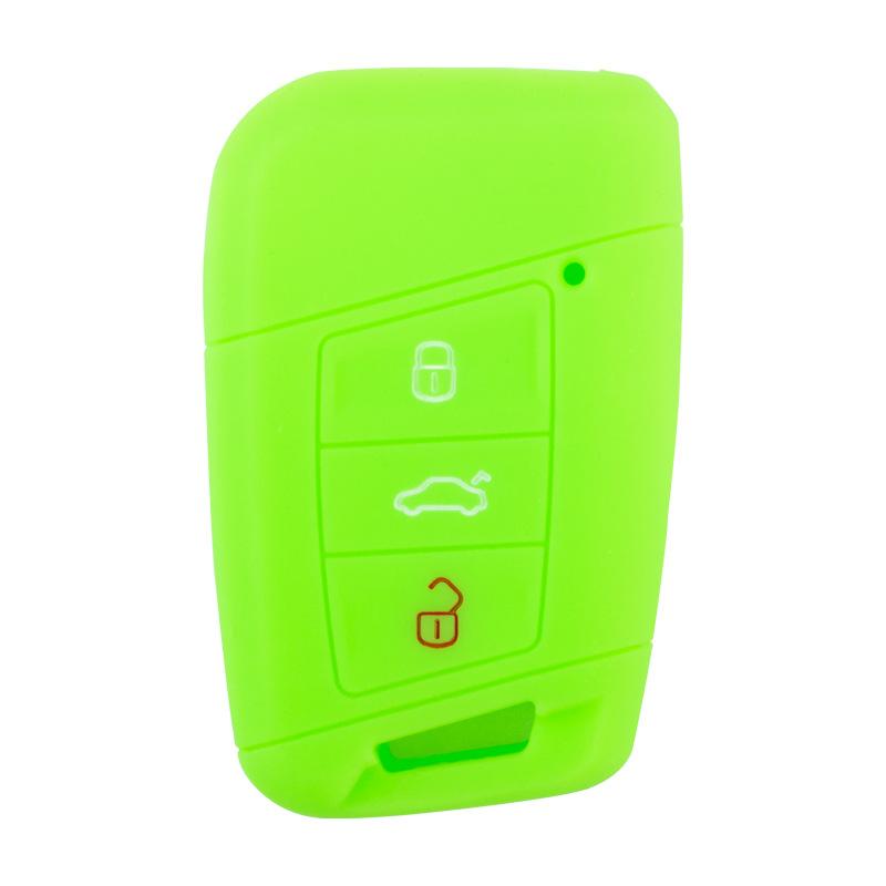 Suitable for Volkswagen CC Weilan 3-button Silicone Key Bag Magotan B8 Passat Arteon Key Cover Remote Control Cover