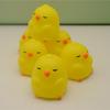 Chubby Yellow Chicken: Cute Fluffy Stress Relief Rubber Toy