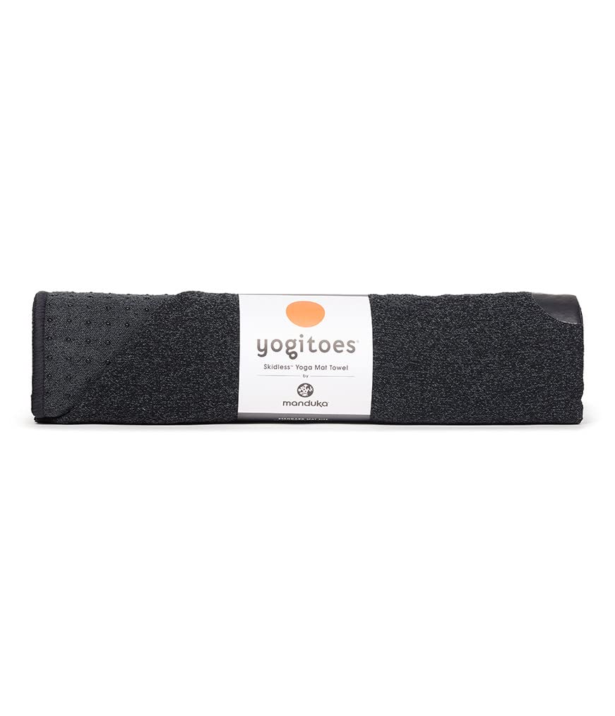 Manduka Yoga Mat Towel Unisex Onyx One Size 2.0