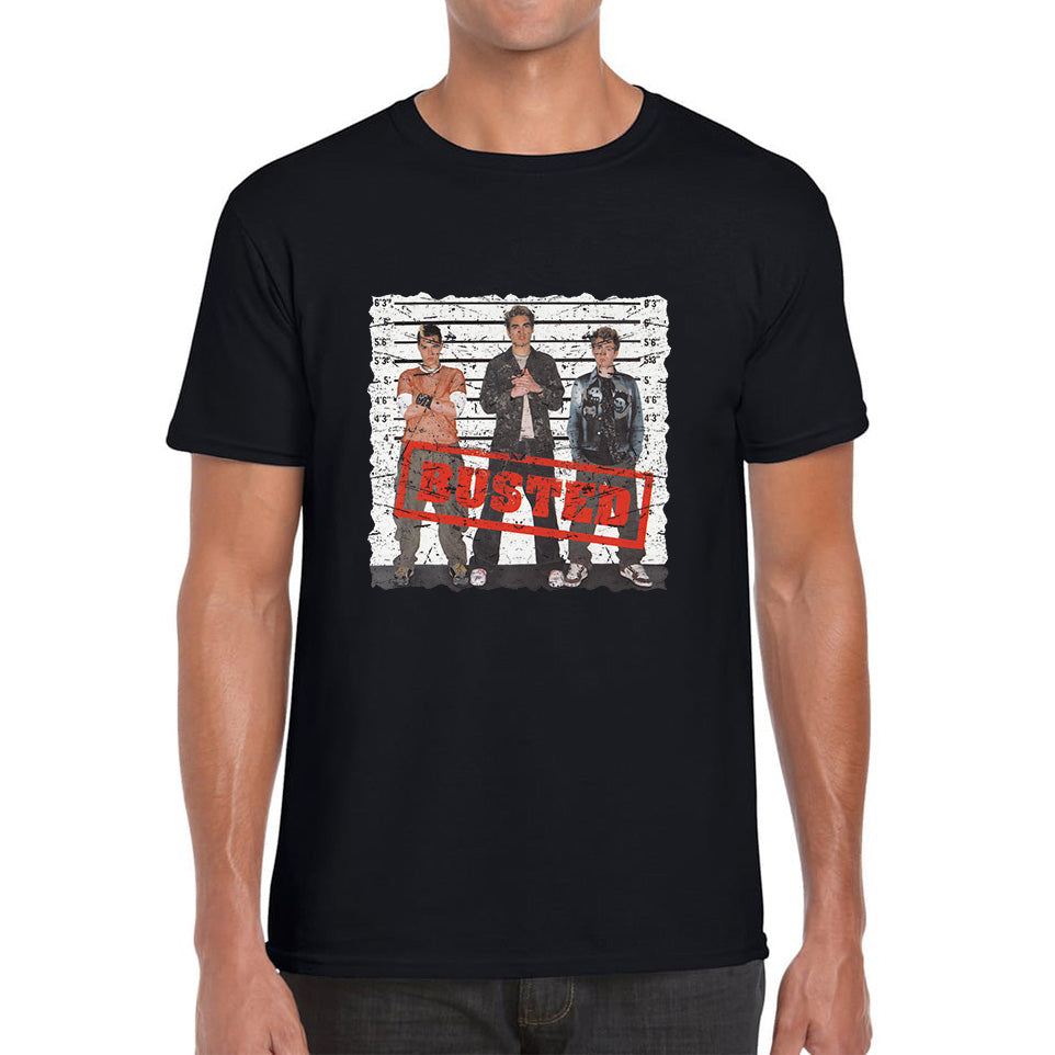 

Busted Debut Studio Album By Busted Busted English Pop Punk Band Busted 20th Anniversary Mens Tee Top 3XL