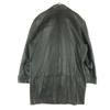 PINORECLUB Veste en cuir longue à manches longues double boutonnage 11 noir Hommes D'occasion