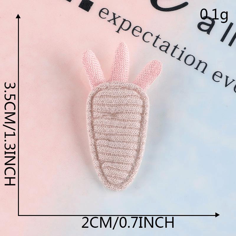 Stoff Aufkleber Dekorative Schmuckstücke Niedlicher Plüschbär Cartoon Haarnadel Lederring Zubehör Brosche Handgemacht DIY Haarschmuck Zubehör