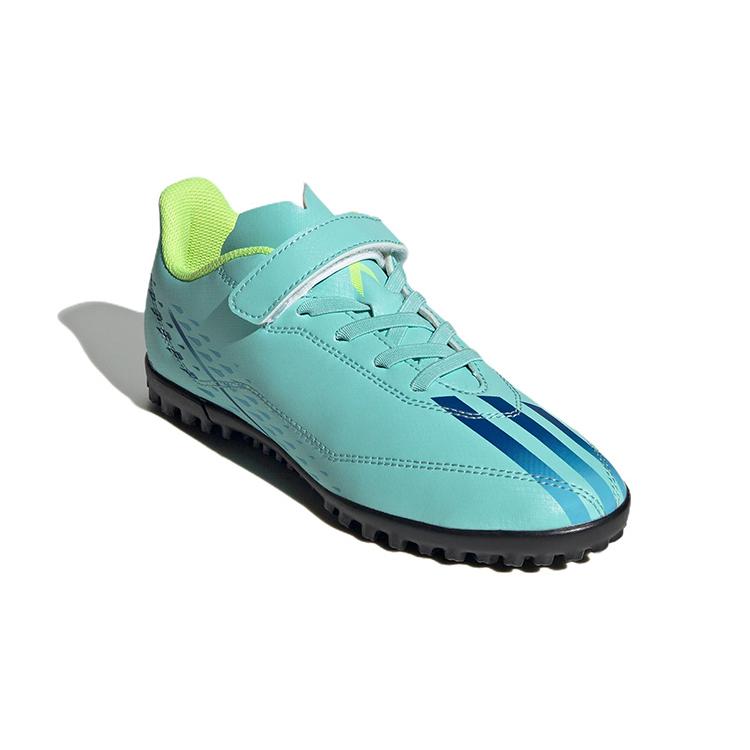 Adidas X Speedportal .4 H/L TF Slip Resistant Abrasion Resistant Low top Kids' Soccer Shoes Blue Yellow Kids' GW8500